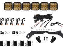SS5 Grille CrossLink Lightbar Kit for 2017-2020 Ford Raptor Sport Yellow Combo Diode Dynamics