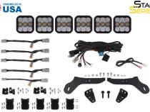 SS5 Grille CrossLink Lightbar Kit for 2017-2020 Ford Raptor Sport Yellow Combo Diode Dynamics