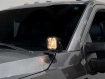 Stage Series Ditch Light Kit for 2017-2022 Ford Super Duty, SS3 Sport White Combo Diode Dynamics