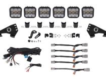 20-Present Polaris RZR SS5 Pro CrossLink Roof White Combo Lightbar Kit Diode Dynamics