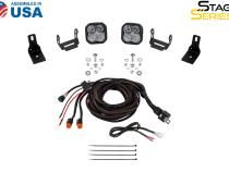 Stage Series Ditch Light Kit for 2022+ Ford Maverick, SS3 Sport White Combo