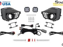 SS3 Add-On Fog Lamp Kit for 2024 Ford Mustang GT Yellow Pro Diode Dynamics