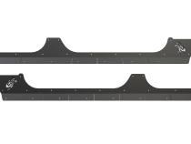 Jeep JK Rocker Guards Scale Armor 07-18 Wrangler JK 2 Door Fishbone Offroad