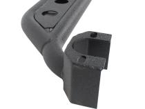 Jeep Wrangler Side Steps 07-18 Wrangler JK 4 Door Steel Black Textured Powdercoat Fishbone Offroad