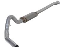 Cat Back Exhaust System For 11-13 Ford F150 Raptor 6.2L 3.5 Inch Single Passenger Side Stainless Diamond Eye