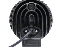4.5-inch 56-Watt Round IQ Series Auxiliary LED Flood Beam Light - Industrial Grade Quadruplex Optical System