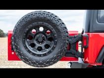 HD Hinged Spare Tire Carrier Kit 07-18 Jeep JK Rough Country