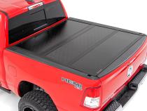 Dodge Low Profile Hard Tri-Fold Tonneau Cover 19-20 RAM 1500 Quad/Mega Cab 5.5ft; Bed W/O RAMbox Rough Country