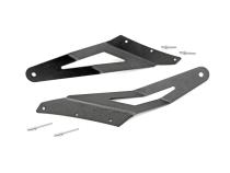 Dodge 54 Inch Curved LED Light Bar Upper Windshield Mounts 02-08 RAM 1500 Rough Country