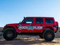 Jeep JL Side Step Sliders For 24-25 Wrangler JL 4 Door Models Drivers Side Sub Part Rock Slide Engineering
