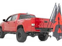Flag Pole Holder for 2 Inch Hitch w/ Flag Poles Rough Country