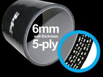 5.5 Inch To 5.0 Inch X 5.0 Inch L 6MM 5-Ply Reducer PPE Diesel