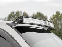 54 Inch Curved LED Light Bar Upper Windshield Mounts 99-06 PU/SUV Rough Country