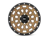 87 Series Wheel Simulated Beadlock Bronze/Black 17x8.5 5x5 +0mm Rough Country