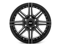 88 Series Wheel One-Piece Gloss Black 22x10 8x6.5 -19mm Rough Country