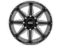 91 Series Milled One-Piece Gloss Black 20x12 6x135 -44mm Rough Country
