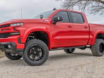 92 Series Wheel Machined One-Piece Gloss Black 22x12 8x180 -44mm Rough Country