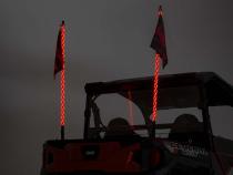 Polaris LED Whip Light Bed Mounting System 17-20 General/14-20 Ranger Rough Country