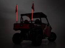 Polaris LED Whip Light Bed Mounting System 17-20 General/14-20 Ranger Rough Country
