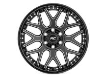 95 Series Wheel One-Piece Gloss Black Machined 20x10 8x180 -19mm Rough Country