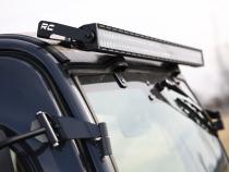 50 Inch Dual Row LED Light Kit Chrome Series with White DRL Front-Facing 14-22 Kubota RTV-X900/RTV-X1100 Diesel Rough Country