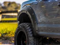 Defender Pocket Fender Flares Flat Black Ford F-150 2WD/4WD (15-20) Rough Country
