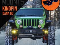 Dana 60 Kingpin Steerable Knuckle Pod Light Mounts for High Steer-High Steer Arms W/Studs GateKeeper Off-Road