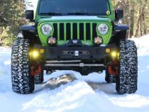 Dana 60 Kingpin Steerable Knuckle Pod Light Mounts for High Steer-High Steer Arms W/Studs GateKeeper Off-Road