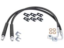 Gladiator Extended Rear Braided Brake Hose Kit For 20-Pres Jeep Gladiator JT RockJock 4x4