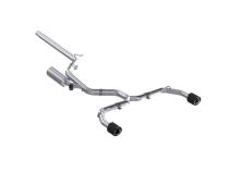2022-Up Volkswagen Golf GTI MK8 T304 Stainless Steel 3 Inch Cat-Back 2.5 Inch Dual Split Rear with Carbon Fiber Tips MBRP