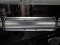 2019-up Silverado/Sierra 1500 2.7L Armor Lite Aluminized Steel 3 Inch Cat-Back, 2.5 Inch Dual Split Rear Exit MBRP