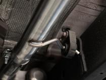 2019-up Silverado/Sierra 1500 2.7L Armor Lite Aluminized Steel 3 Inch Cat-Back, 2.5 Inch Dual Split Rear Exit MBRP