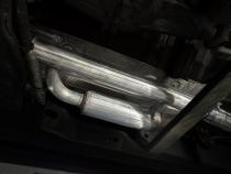 2019-up Silverado/Sierra 1500 2.7L Armor Lite Aluminized Steel 3 Inch Cat-Back, 2.5 Inch Dual Split Rear Exit MBRP