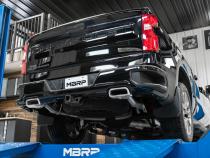 2.5 Inch Cat Back Exhaust System For 19-Up Silverado/Sierra 1500 5.3L and 2022 Silverado LTD/ Sierra Limited 5.3L Dual Rear T409 Stainless Steel MBRP
