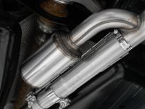 2021-Up Ford Bronco Sport 2.0L EcoBoost T409 Stainless Steel 2.5 Inch Resonator-Back Dual Split Rear Exit MBRP Exhaust System