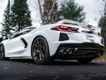20-Present Chevrolet Corvette C8 6.2L Armor Pro Cat-Back Active Exhaust System Quad Rear Outlet with Carbon Fiber Tips MBRP