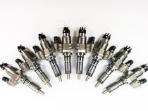 Duramax 01-04 LB7 Brand New Injector Set 100 Percent Over SAC Nozzle Dynomite Diesel
